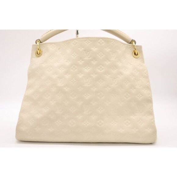 Gorgeous Louis Vuitton Artsy MM Monogram Empreinte Leather Tote in Ivory - Picture 2 of 10
